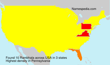 Surname Rambhala in USA Surname Rambhala in USA