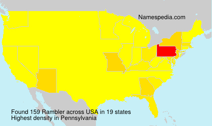Surname Rambler in USA Surname Rambler in USA