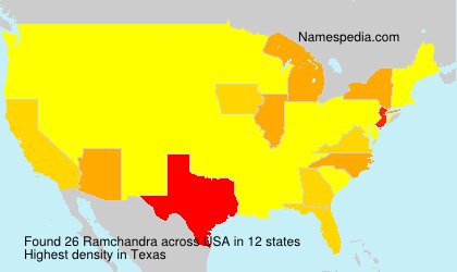 Surname Ramchandra in USA Surname Ramchandra in USA