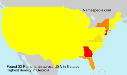 Surname Ramcheran in USA Surname Ramcheran in USA