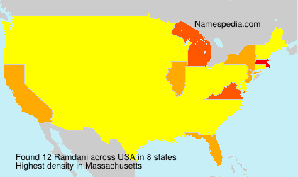 Surname Ramdani in USA Surname Ramdani in USA