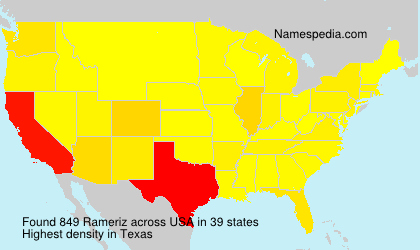Surname Rameriz in USA Surname Rameriz in USA