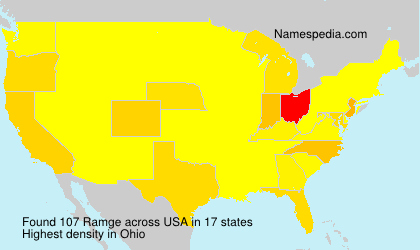 Surname Ramge in USA Surname Ramge in USA