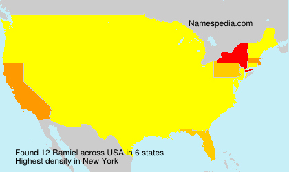 Surname Ramiel in USA