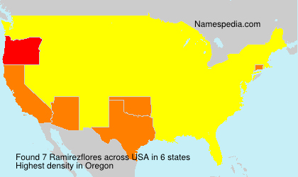 Surname Ramirezflores in USA Surname Ramirezflores in USA