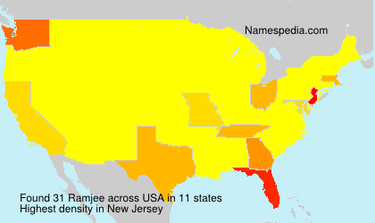 Surname Ramjee in USA Surname Ramjee in USA