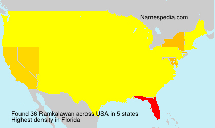 Surname Ramkalawan in USA Surname Ramkalawan in USA