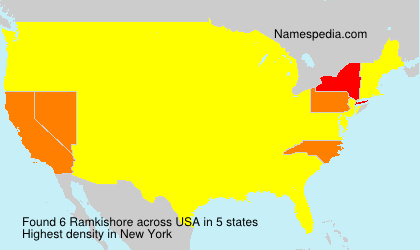 Surname Ramkishore in USA Surname Ramkishore in USA
