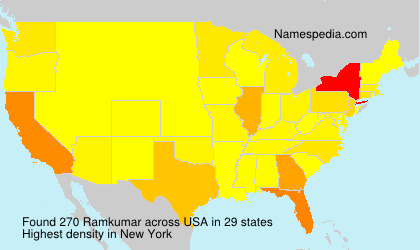 Surname Ramkumar in USA Surname Ramkumar in USA