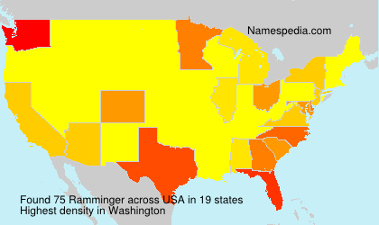 Surname Ramminger in USA Surname Ramminger in USA