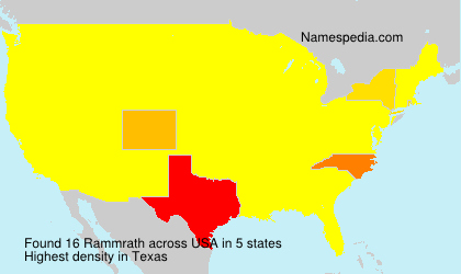 Surname Rammrath in USA Surname Rammrath in USA
