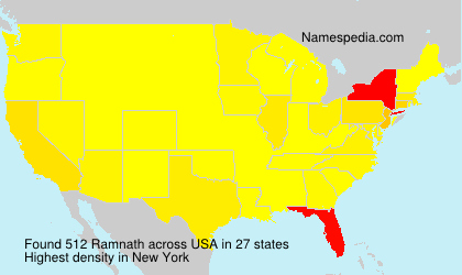 Surname Ramnath in USA Surname Ramnath in USA