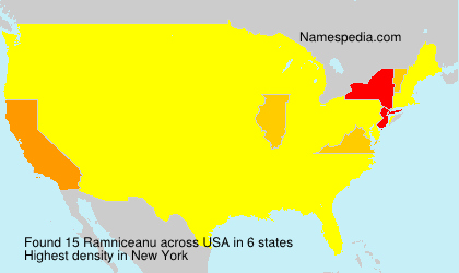Surname Ramniceanu in USA Surname Ramniceanu in USA