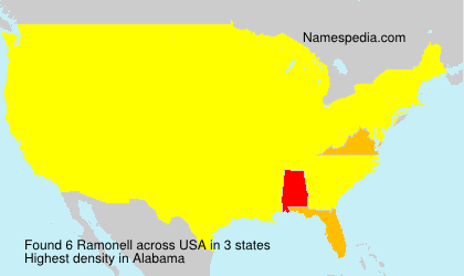 Surname Ramonell in USA Surname Ramonell in USA