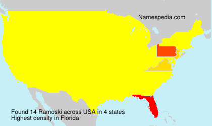 Surname Ramoski in USA Surname Ramoski in USA