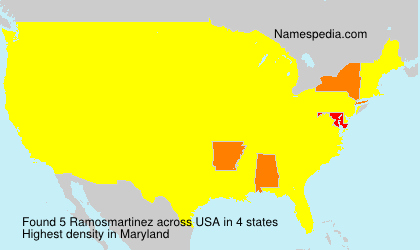 Surname Ramosmartinez in USA Surname Ramosmartinez in USA
