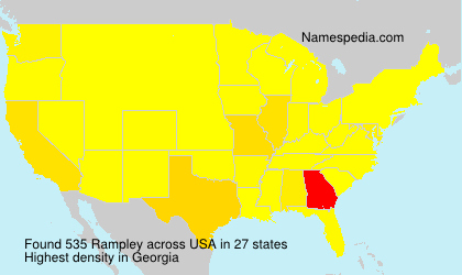 Surname Rampley in USA Surname Rampley in USA