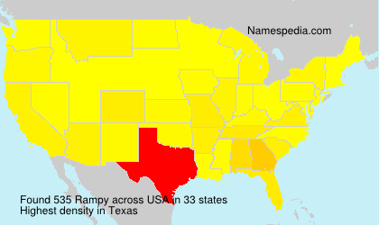 Surname Rampy in USA Surname Rampy in USA