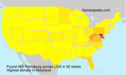 Surname Ramsburg in USA Surname Ramsburg in USA