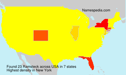Surname Ramsteck in USA