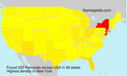 Surname Ramundo in USA Surname Ramundo in USA