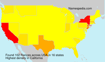 Surname Rances in USA Surname Rances in USA