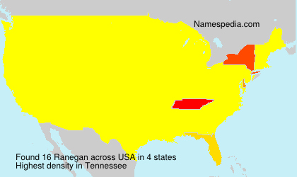 Surname Ranegan in USA Surname Ranegan in USA