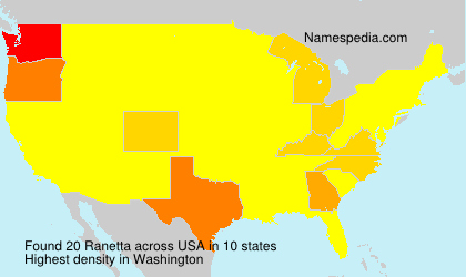 Surname Ranetta in USA Surname Ranetta in USA