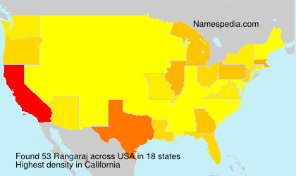 Surname Rangaraj in USA Surname Rangaraj in USA