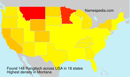 Surname Rangitsch in USA Surname Rangitsch in USA