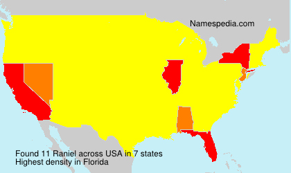 Surname Raniel in USA Surname Raniel in USA