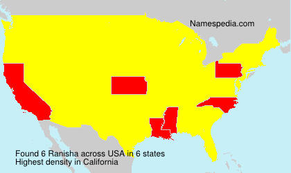 Surname Ranisha in USA Surname Ranisha in USA