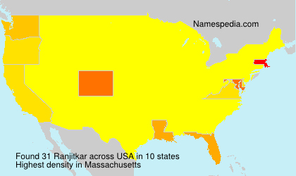 Surname Ranjitkar in USA Surname Ranjitkar in USA