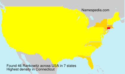 Surname Rankowitz in USA Surname Rankowitz in USA