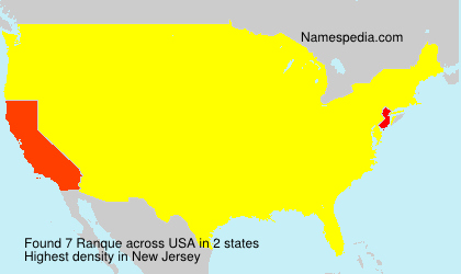 Surname Ranque in USA Surname Ranque in USA