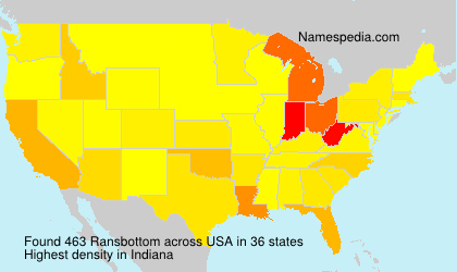 Surname Ransbottom in USA Surname Ransbottom in USA