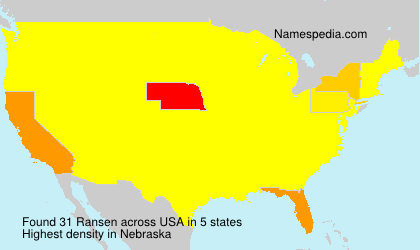 Surname Ransen in USA Surname Ransen in USA