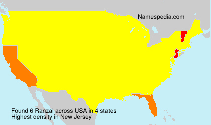 Surname Ranzal in USA Surname Ranzal in USA