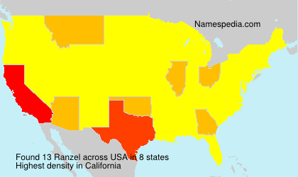 Surname Ranzel in USA Surname Ranzel in USA