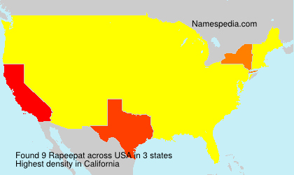 Surname Rapeepat in USA Surname Rapeepat in USA
