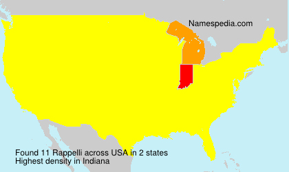Surname Rappelli in USA Surname Rappelli in USA