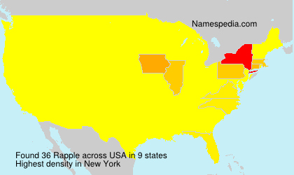 Surname Rapple in USA Surname Rapple in USA