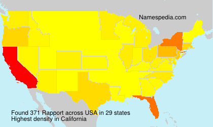 Surname Rapport in USA Surname Rapport in USA