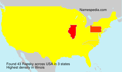 Surname Rapsky in USA Surname Rapsky in USA