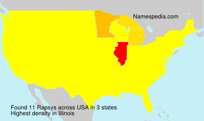 Surname Rapsys in USA