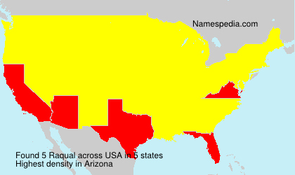 Surname Raqual in USA Surname Raqual in USA