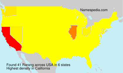 Surname Rarang in USA Surname Rarang in USA