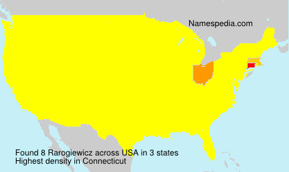 Surname Rarogiewicz in USA Surname Rarogiewicz in USA
