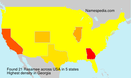 Surname Rasamee in USA Surname Rasamee in USA