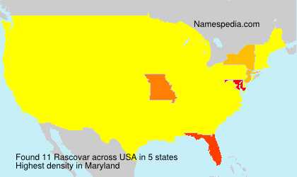 Surname Rascovar in USA Surname Rascovar in USA